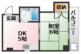 2階の間取り図