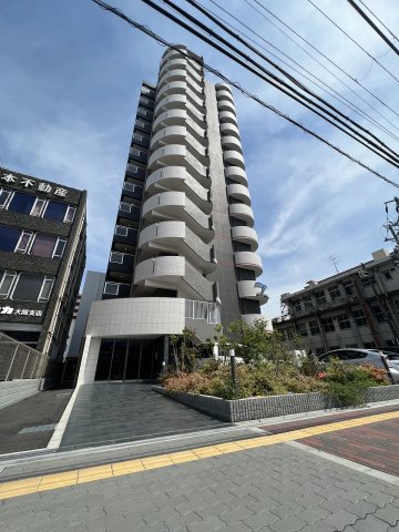 大阪市東淀川区西淡路１丁目の賃貸マンションの外観
