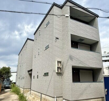 大阪市東淀川区南江口３丁目の賃貸アパートの外観