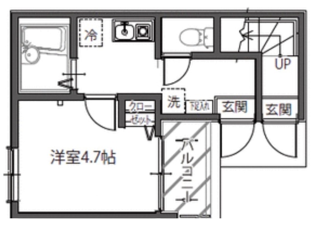 1階の間取り図