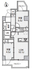 3階の間取り図