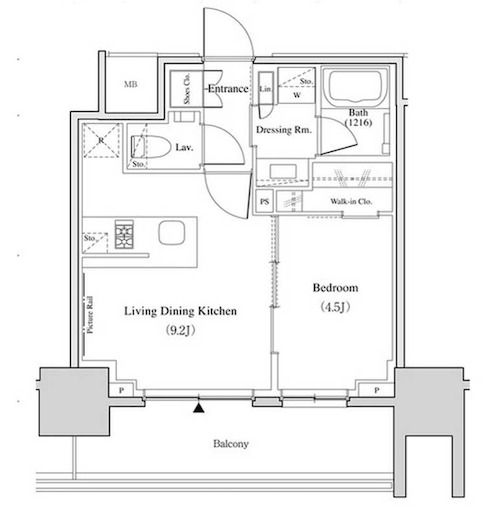 14階の間取り図