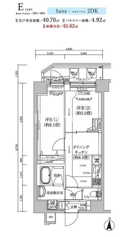 3階の間取り図