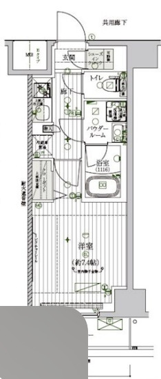 9階の間取り図