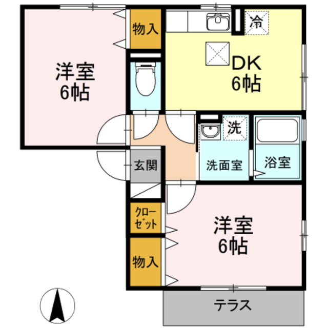 1階の間取り図
