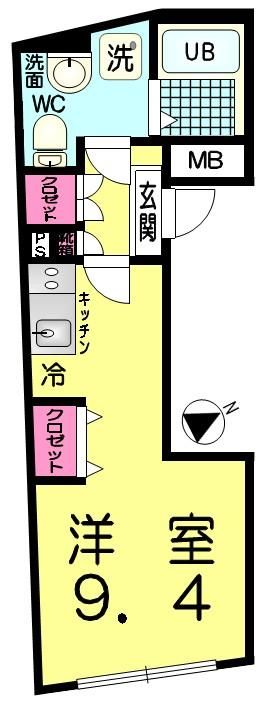 1階の間取り図