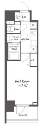 4階の間取り図