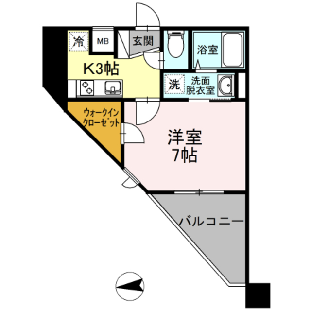 5階の間取り図