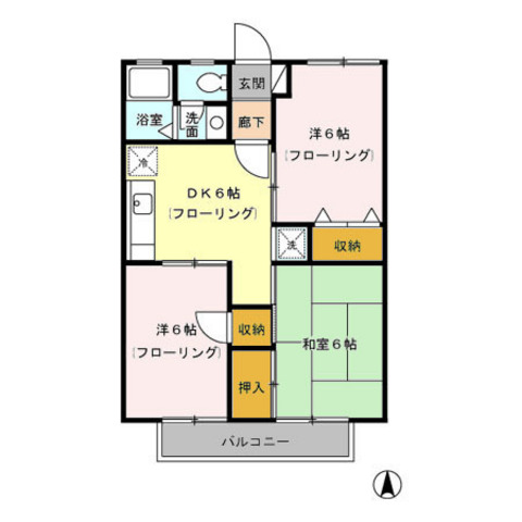 1階の間取り図