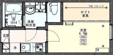 3階の間取り図