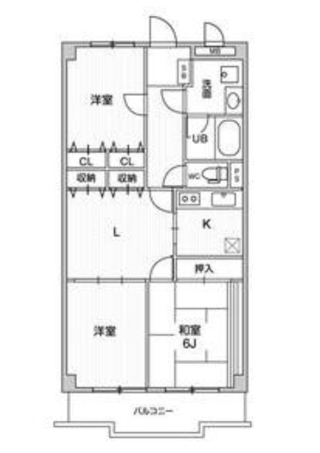 1階の間取り図