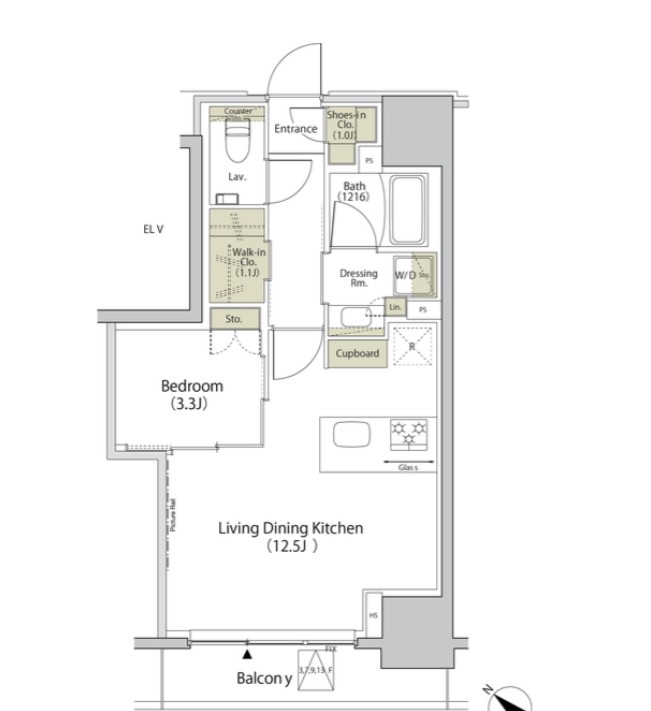 10階の間取り図