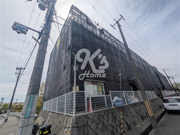 白川台ハイツ７号棟の外観
