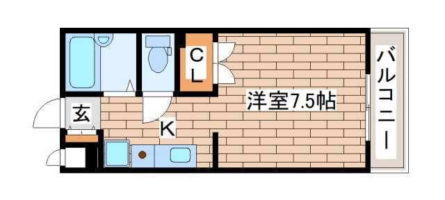 2階の間取り図