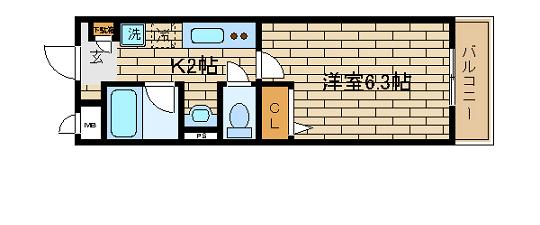 1階の間取り図