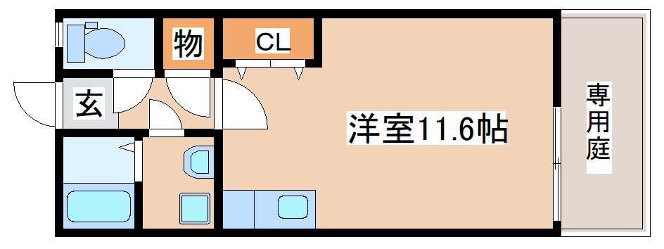 1階の間取り図
