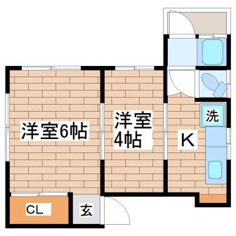 2階の間取り図