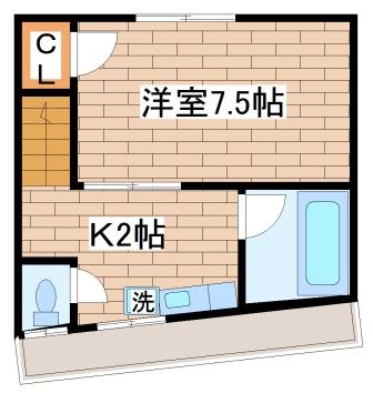 2階の間取り図