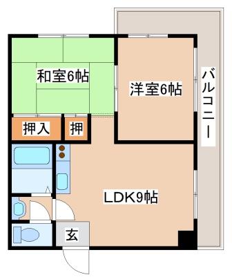 3階の間取り図