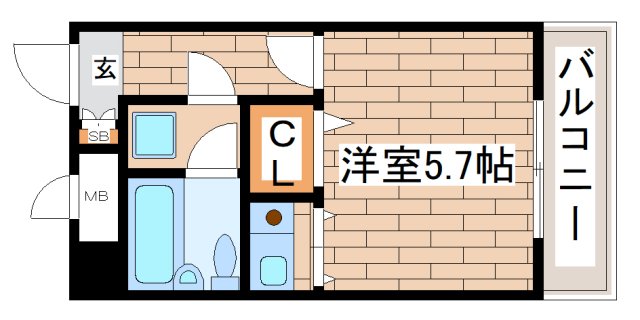 5階の間取り図