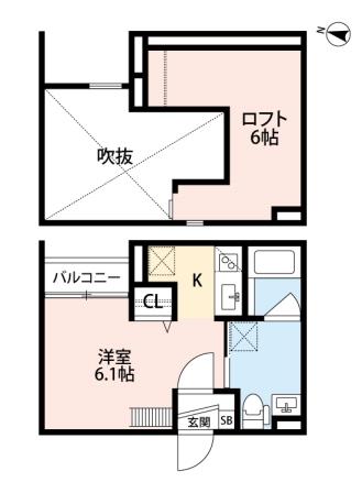 2階の間取り図