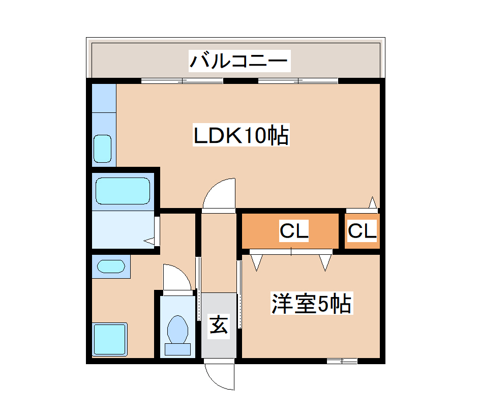 4階の間取り図