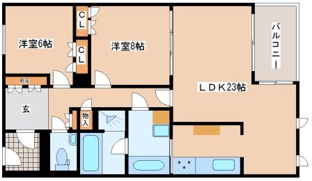 3階の間取り図