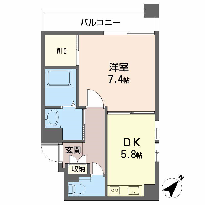 4階の間取り図