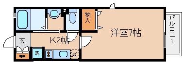 2階の間取り図
