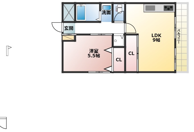 3階の間取り図