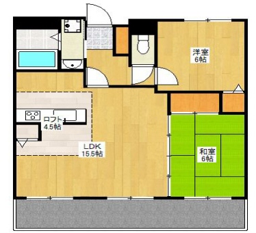 6階の間取り図
