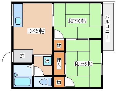 1階の間取り図