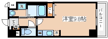 2階の間取り図