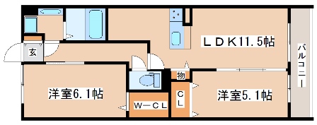 3階の間取り図