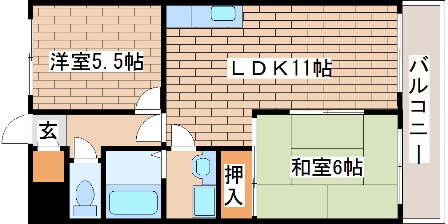 2階の間取り図