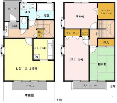 1階の間取り図