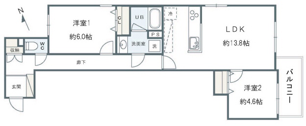 3階の間取り図