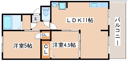 1階の間取り図