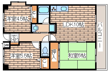 1階の間取り図