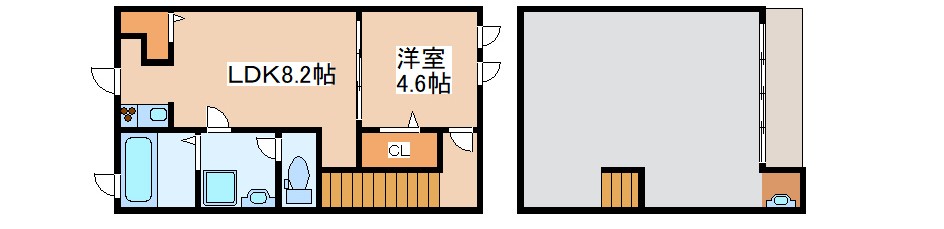 1階の間取り図