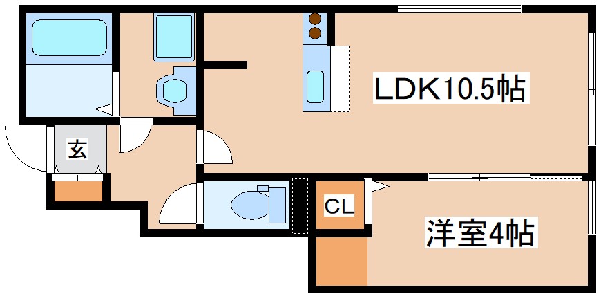 1階の間取り図
