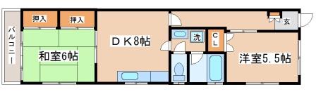 2階の間取り図