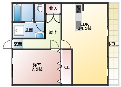 1階の間取り図