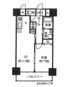 1階の間取り図