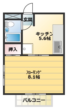 2階の間取り図