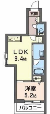 2階の間取り図