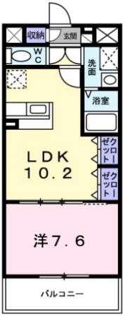 2階の間取り図