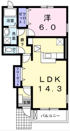 1階の間取り図