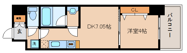 2階の間取り図