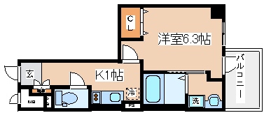 8階の間取り図